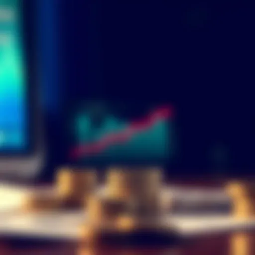 Conceptual representation of credit scores and financial health