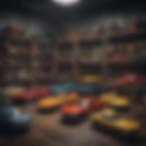 A diverse collection of vintage toys displayed beautifully