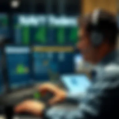 User navigating Navy Federal online services