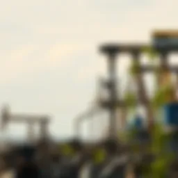 Environmental degradation caused by natural gas extraction