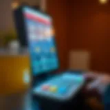 An illustration of a secure payment processing system