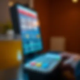 An illustration of a secure payment processing system