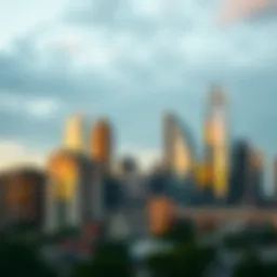 A modern skyline representing urban real estate opportunities
