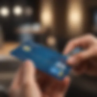 Choosing the Right Credit Card for Travel Traveler selecting a credit card