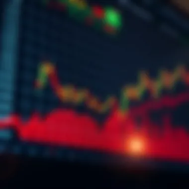 A chart depicting stock market trends and fluctuations
