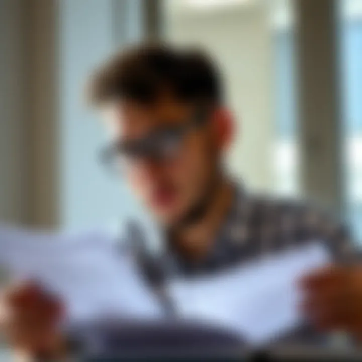 A successful individual reviewing financial goals