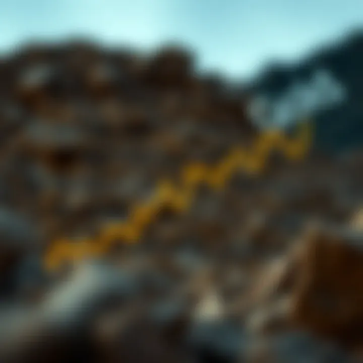 Economic Trends in Gold Mining Graph depicting the economic trends in the gold mining industry over recent years