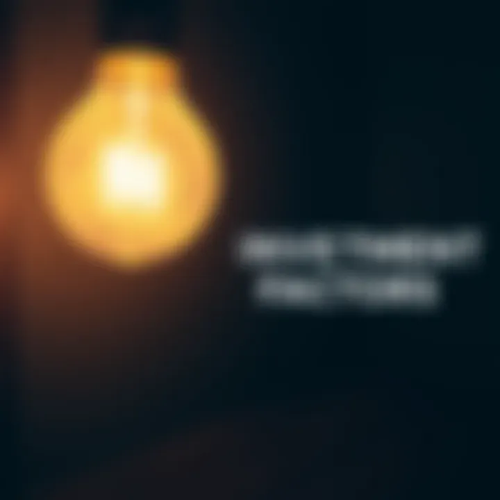 Illuminating Hidden Investment Factors A conceptual image of a light bulb illuminating a dark room, representing enlightenment on hidden investment factors.