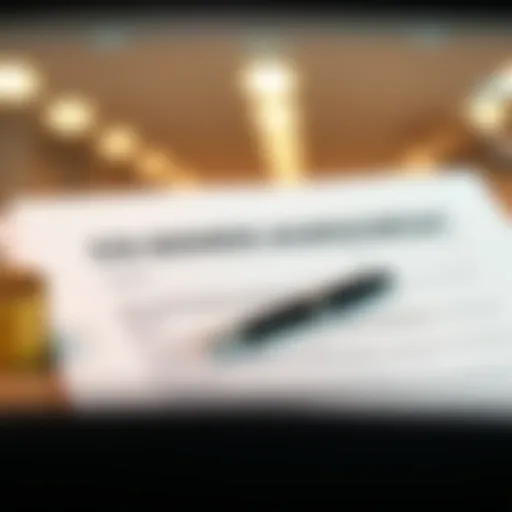 Conceptual illustration of a co-signer agreement