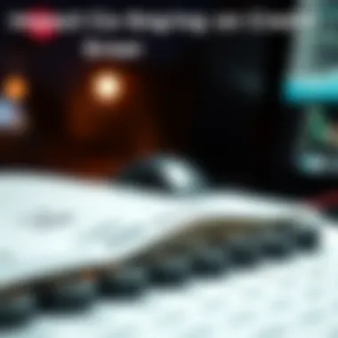 Visual representation of credit scores affected by co-signing