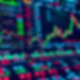 Abstract representation of AI algorithms analyzing stock market data