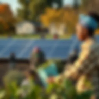 Community Embracing Solar Solutions Community using solar energy in a sustainable way