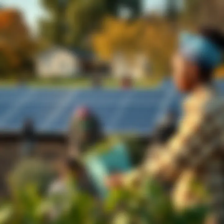 Community Embracing Solar Solutions Community using solar energy in a sustainable way