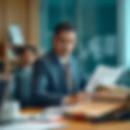 Illustration depicting independent contracting