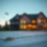Conceptual illustration of a long-term mortgage agreement