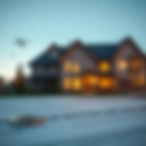 Conceptual illustration of a long-term mortgage agreement