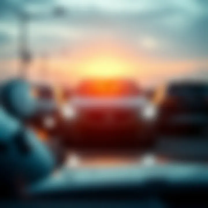 Visual representation of various car loan types