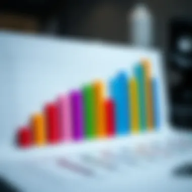 Category Comparison in Bar Chart A vibrant bar chart comparing multiple categories