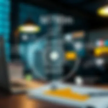 Infographic detailing application mechanics