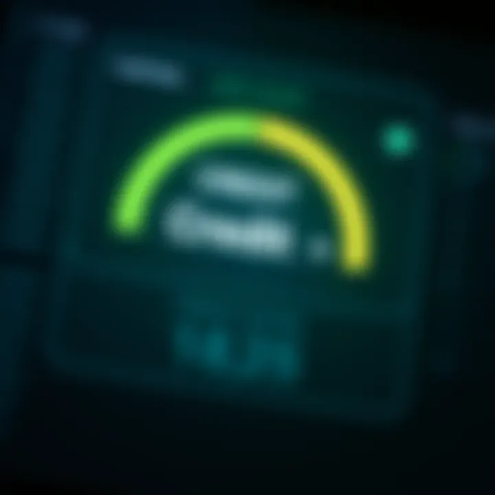 Conceptual visualization of credit scores