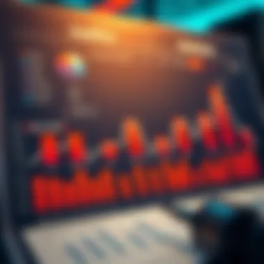 An analytical chart depicting risk assessment metrics