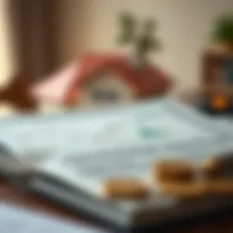 Graphical representation of principal and interest in a mortgage