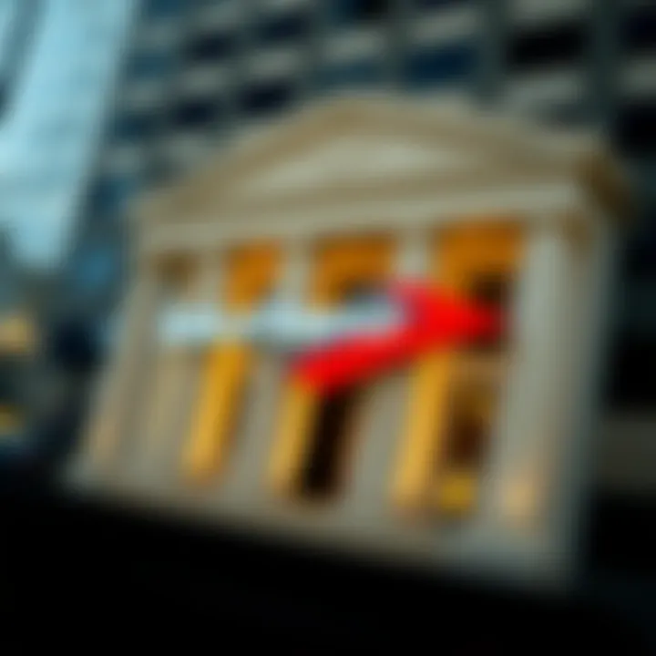 Bank of America and Global Finance Bank of America logo with a global financial context
