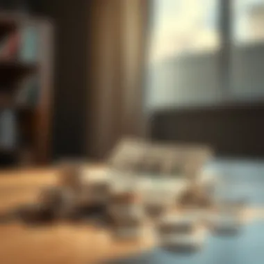 Conceptual representation of economic factors affecting interest rates