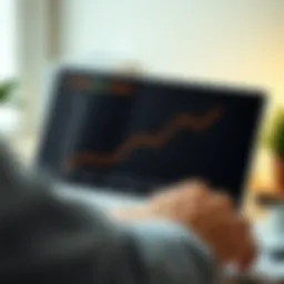 Graph showing credit score trends