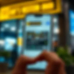 Overview of Western Union app interface