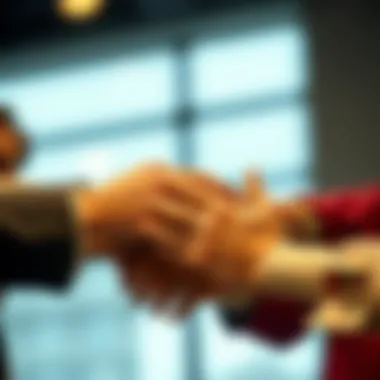 Symbolizing Unity and Collaboration A close-up of hands joining together to symbolize unity and collaboration